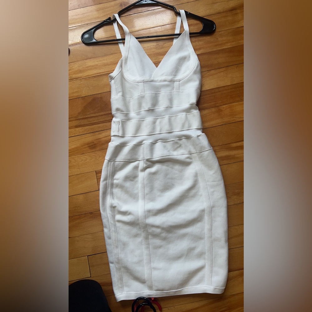 Never worn white bodycon dress